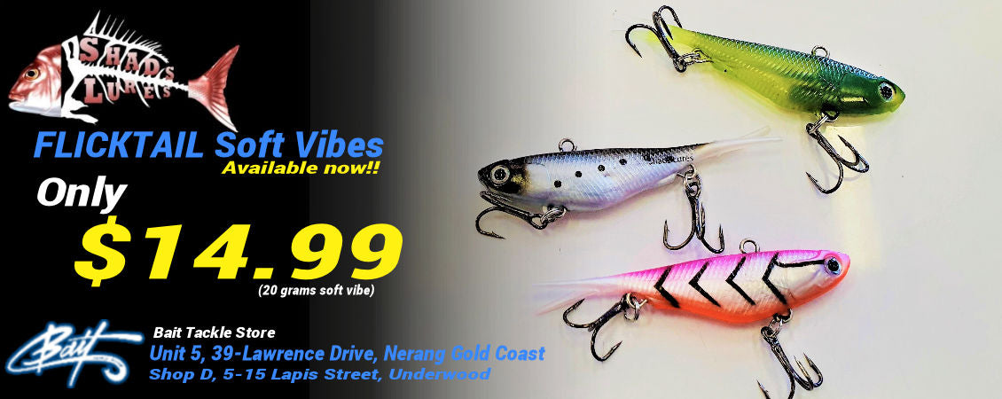 Shads Lures Flicktail Soft Plastic