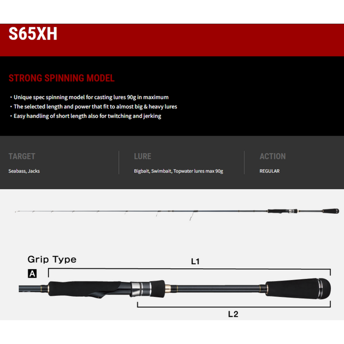 TAILWALK RODS Boat Gamer SSD Rods