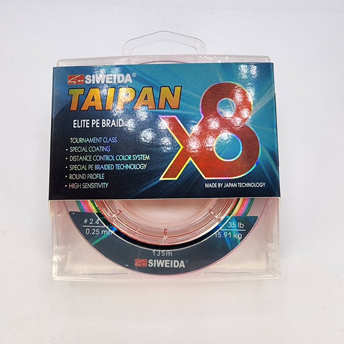 SIWEIDA Taipan X8 Braid Coloured 135m