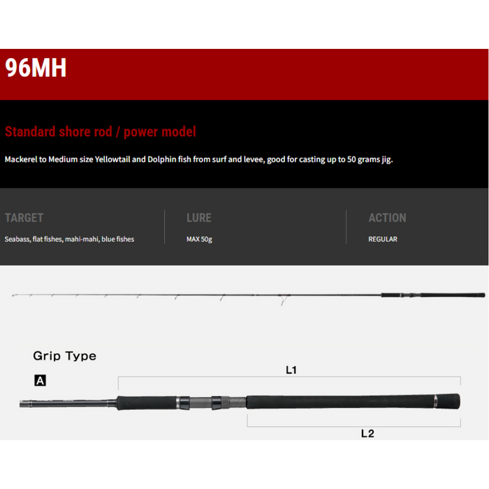 TAILWALK RODS SSD Shore Jig Spinning Rod