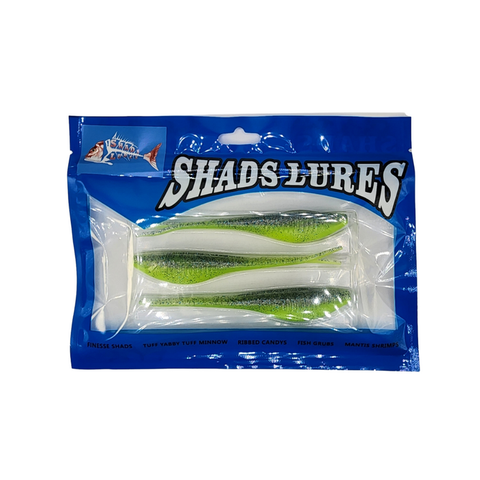SHADS LURES 5" Flick Tails Tuff Shads
