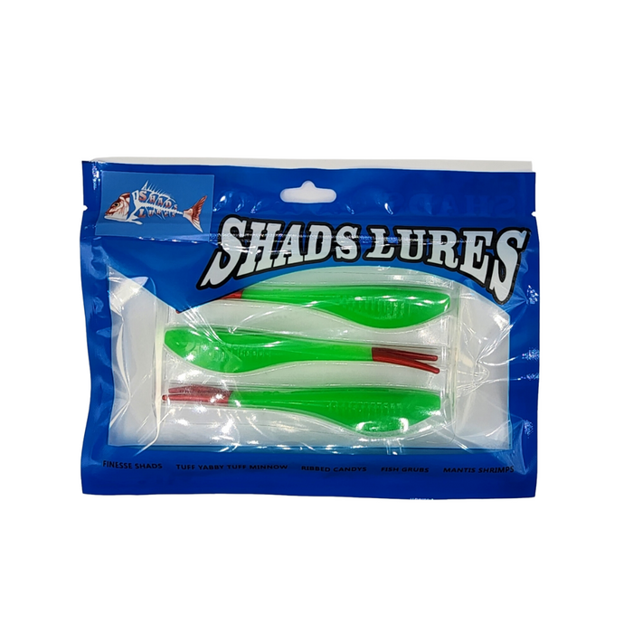 SHADS LURES 5" Flick Tails Tuff Shads