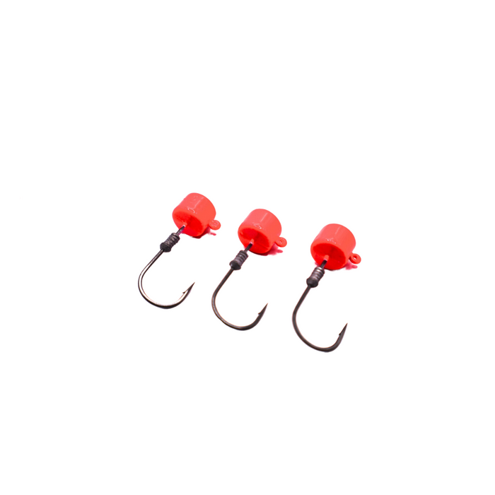 S TACKLE Glow Strike Mushroom Jigheads (Pink)