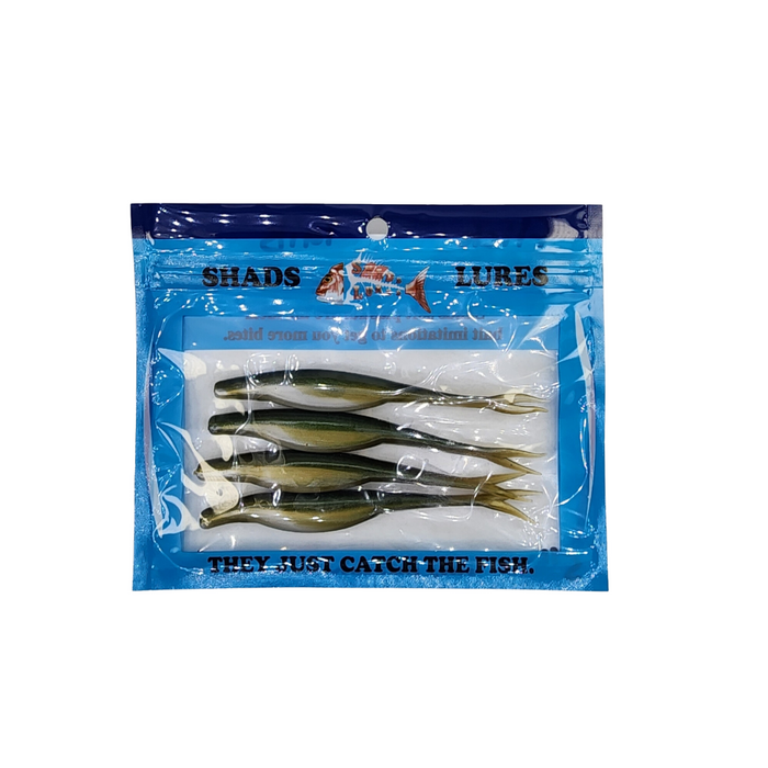 SHADS LURES 5" Flick Tails