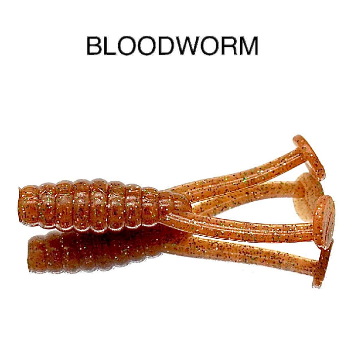 SHANLEYS CREATIONS 4" DOUBLE PADDLETAIL GRUBS
