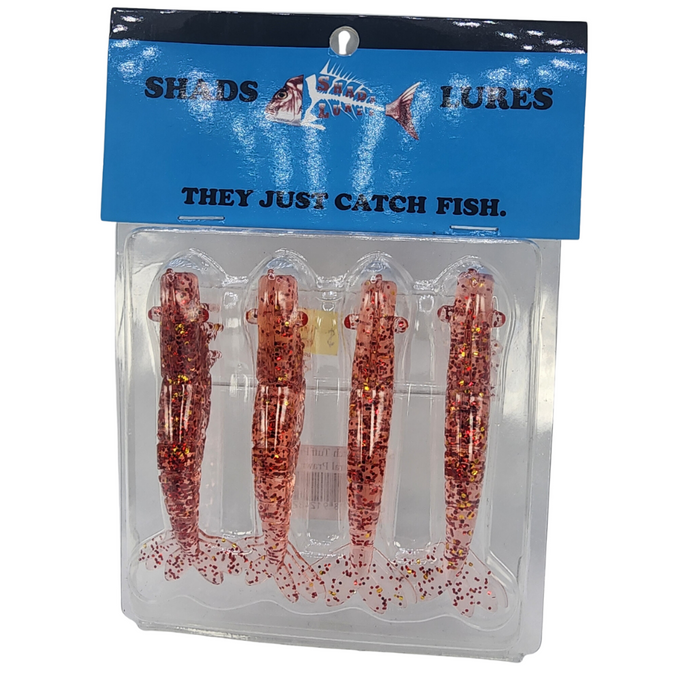 SHADS LURES 4" Tuff Prawn