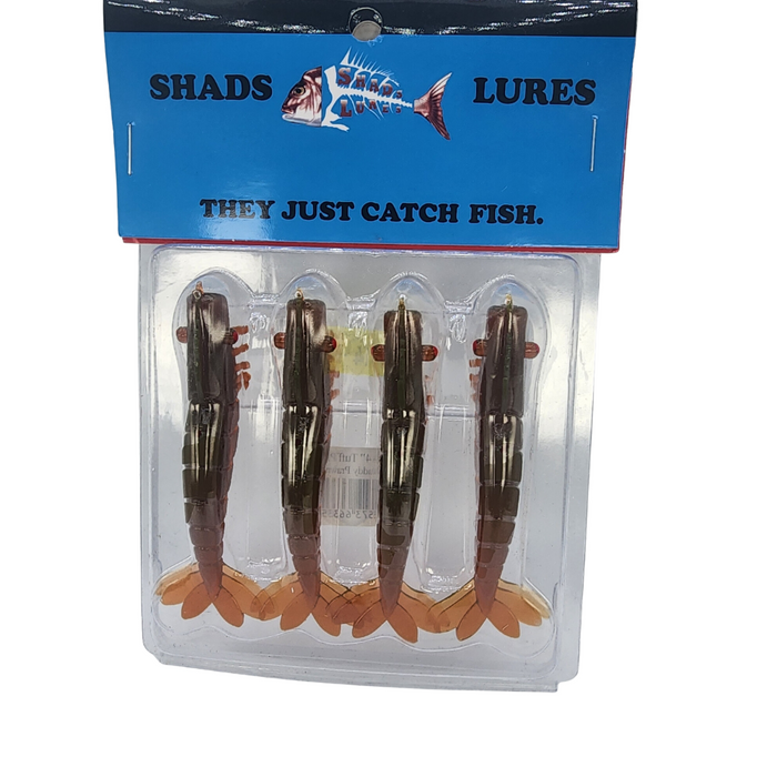 SHADS LURES 4" Tuff Prawn
