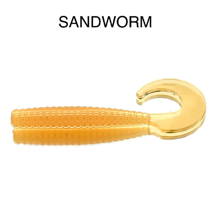 SHANLEYS CREATIONS 3"  CURLY TAIL GRUBS