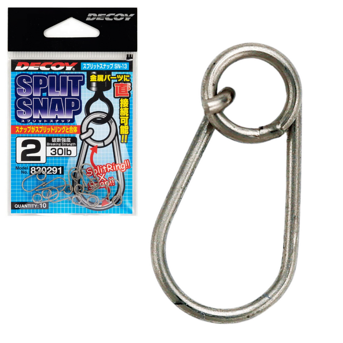DECOY LURE CLIPS SN-13 Split Snap