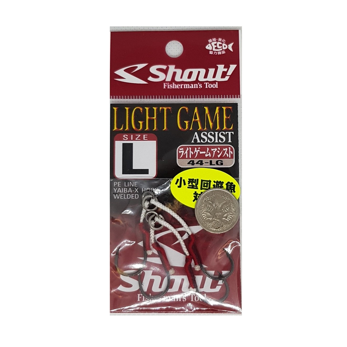 SHOUT ASSIST HOOKS 44-LG Light Game Assist