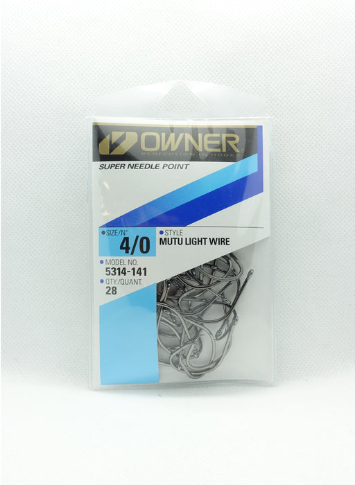 OWNER 5314 Mutu Light Circle Hooks Pro Pack (Bulk) #4/0 - Bait Tackle Store