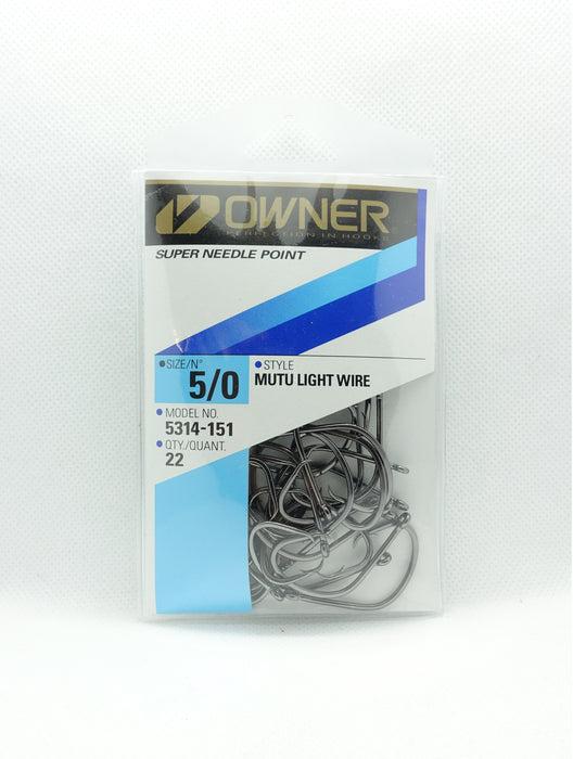 OWNER 5314 Mutu Light Circle Hooks Pro Pack (Bulk) #5/0 - Bait Tackle Store