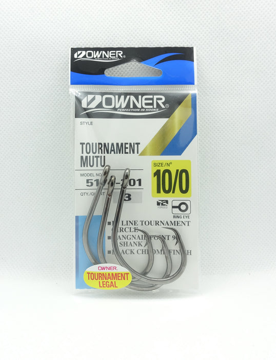 OWNER Mutu Light Circle Tournament Hooks #10/0 - Bait Tackle Store