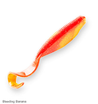 ZMAN StreakZ Curly TailZ 4" Bleeding Banana - Bait Tackle Store