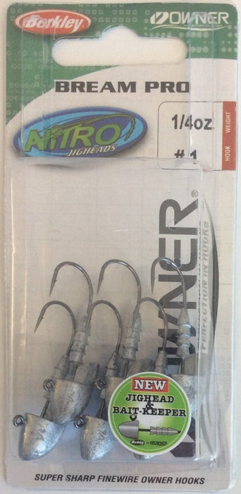 BERKLEY NITRO Bream Pro Jigheads #1 1/4oz - Bait Tackle Store