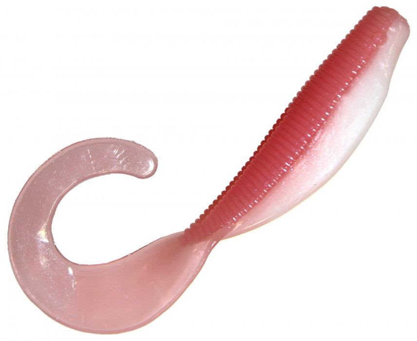 ZMAN StreakZ Curly TailZ 4" Coconut Ice Glow - Bait Tackle Store