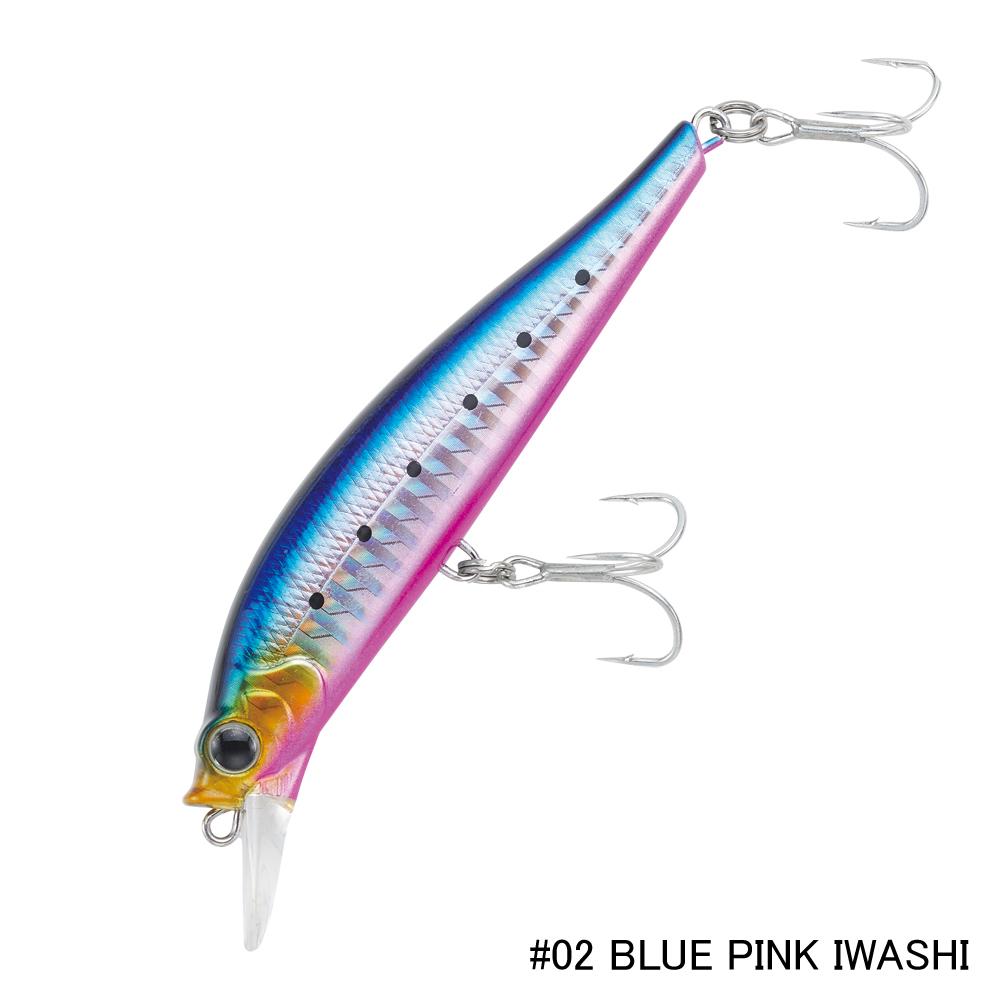 CRAZEE Dizzy Minnow 90HS #2 BLUE PINK IWASHI - Bait Tackle Store
