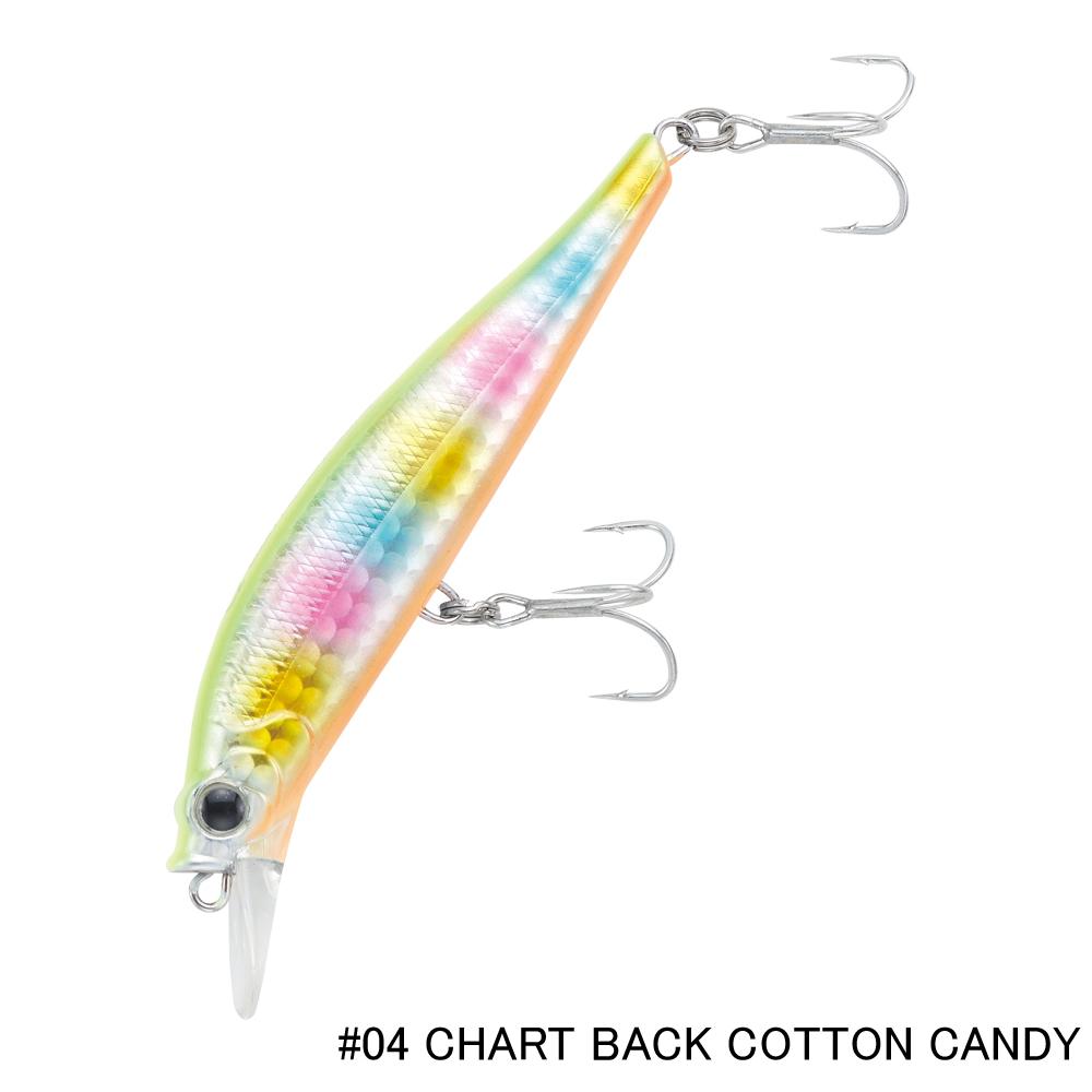 CRAZEE Dizzy Minnow 90HS #4 CHART BACK COTTON CANDY - Bait Tackle Store