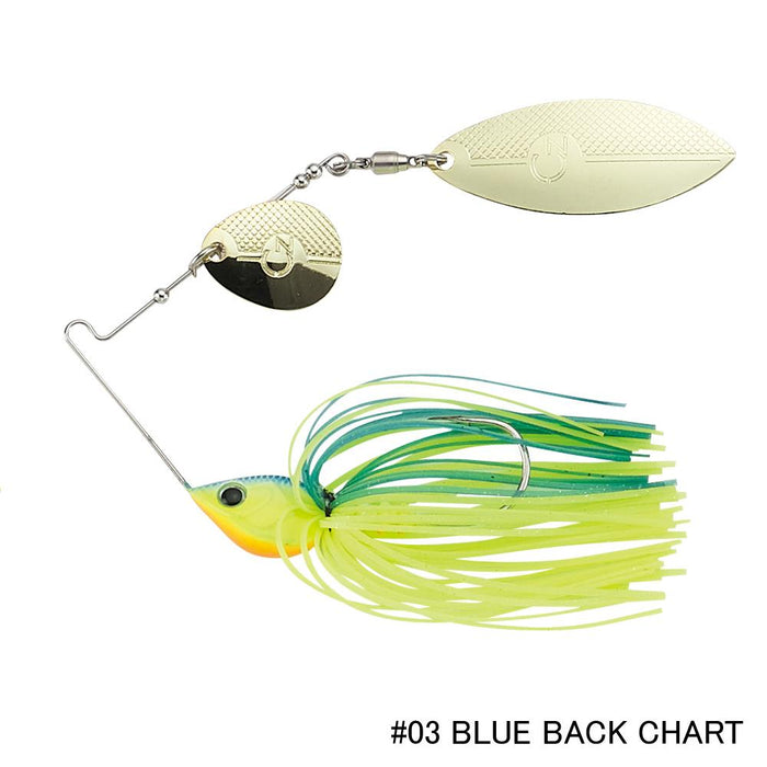 CRAZEE Spinner Bait TW 3/8oz #3 BLUE BACK CHART - Bait Tackle Store