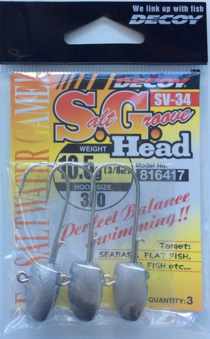 DECOY SV-34 Salt Groove Head - Bait Tackle Store