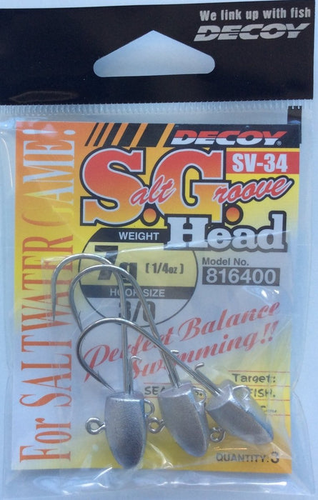 DECOY SV-34 Salt Groove Head - Bait Tackle Store