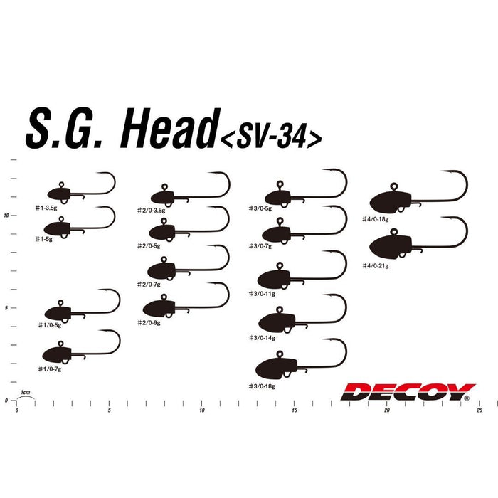 DECOY SV-34 Salt Groove Head - Bait Tackle Store