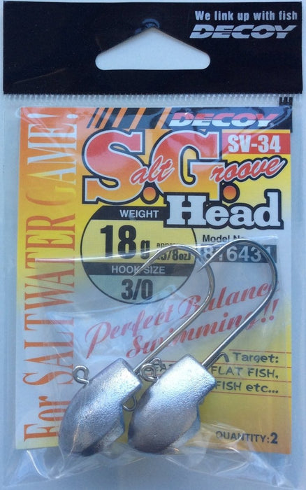 DECOY SV-34 Salt Groove Head - Bait Tackle Store