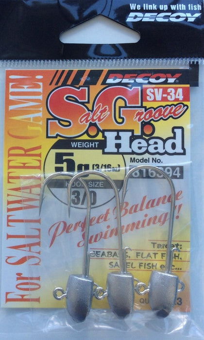 DECOY SV-34 Salt Groove Head - Bait Tackle Store