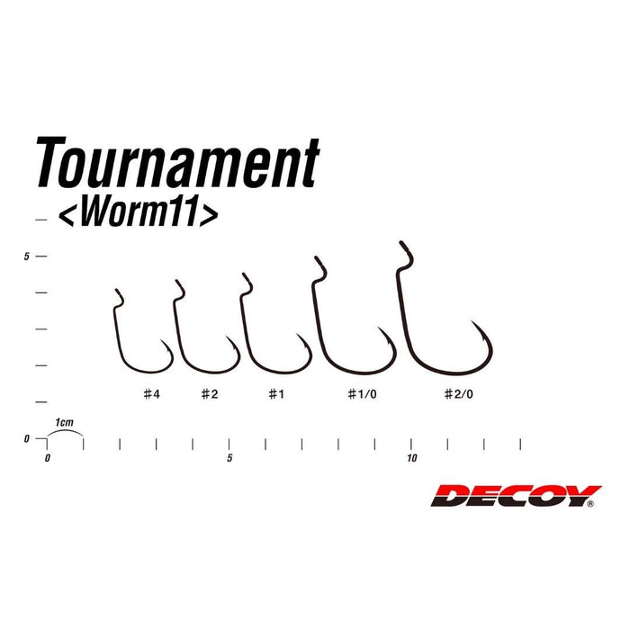 DECOY Worm11 Tournament Hook - Bait Tackle Store