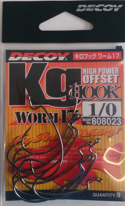 DECOY Worm17 KG High Power Offset Hook - Bait Tackle Store