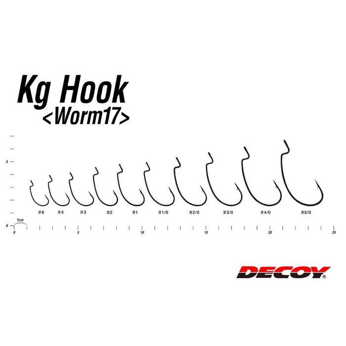 DECOY Worm17 KG High Power Offset Hook - Bait Tackle Store