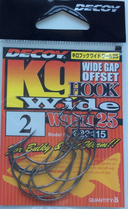 DECOY Worm25 KG Wide Hook - Bait Tackle Store
