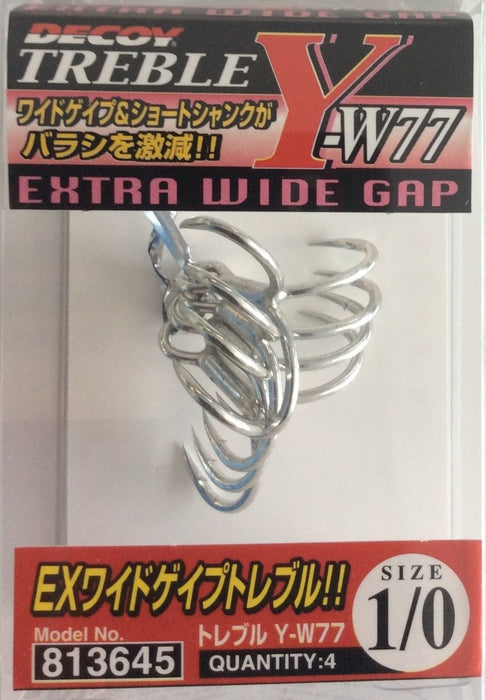DECOY Y-W77 Treble Hooks - Bait Tackle Store