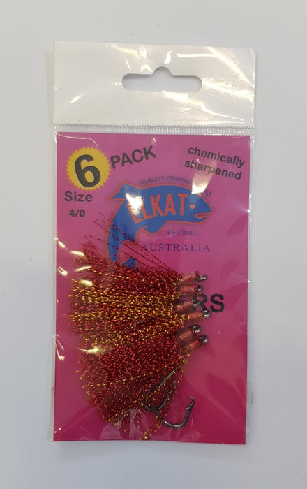 ELKAT Flashers 4/0 Red Gold - Bait Tackle Store