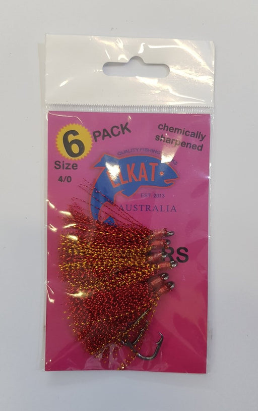 ELKAT Flashers 4/0 Red Gold - Bait Tackle Store