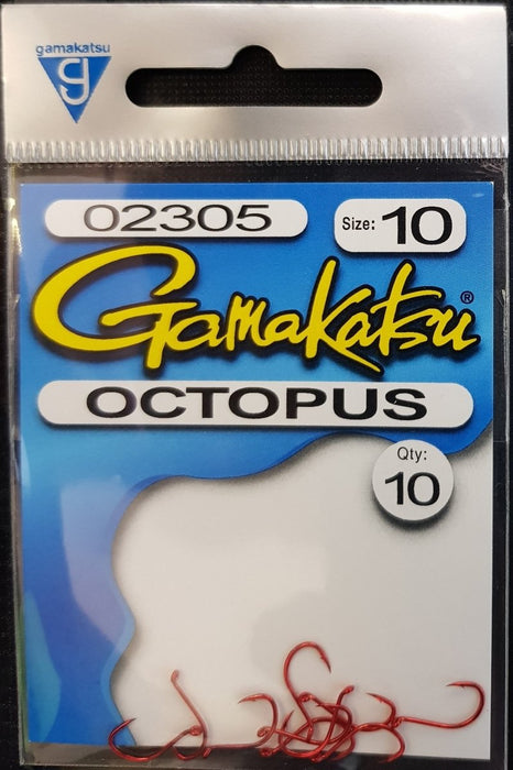 GAMAKATSU Octopus (Red) 10 - Bait Tackle Store