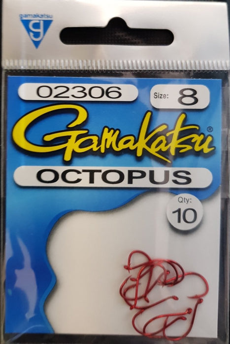 GAMAKATSU Octopus (Red) 8 - Bait Tackle Store