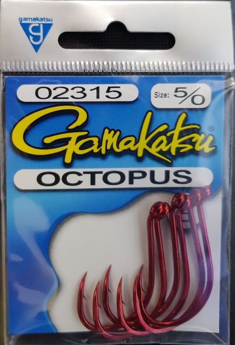 GAMAKATSU Octopus (Red) 5/0 - Bait Tackle Store