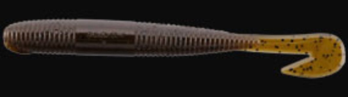 IMAKATSU Sickle Shad 5.5" S-14 Green Pumpkin Pepper - Bait Tackle Store