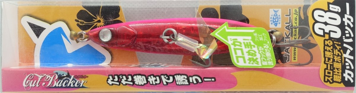 JACKALL Cut Backer Jig 38g Red Pink (9425) - Bait Tackle Store