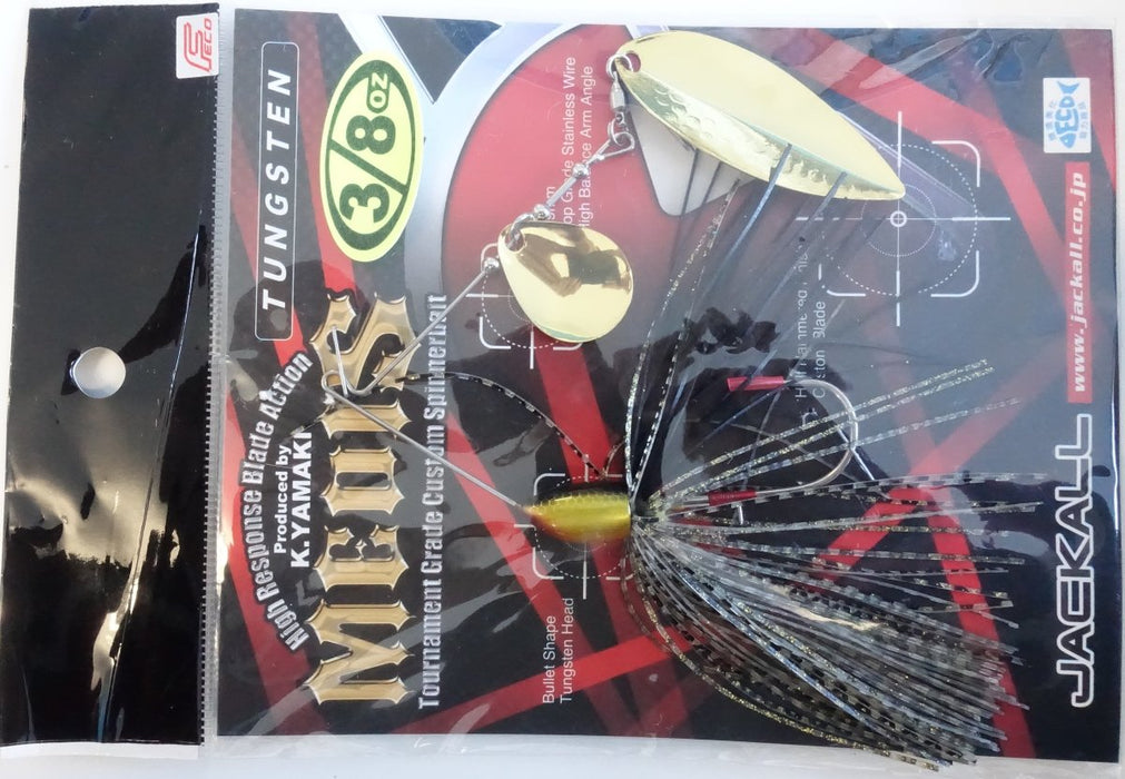 JACKALL Medis Tungsten 3/8oz Gold & Black (6637) - Bait Tackle Store