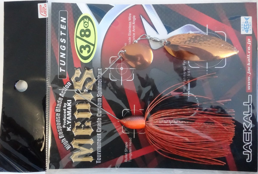 JACKALL Medis Tungsten 3/8oz Black Orange (6712) - Bait Tackle Store
