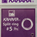 KAHARA Split Ring #5 8kg (Silver) - Bait Tackle Store