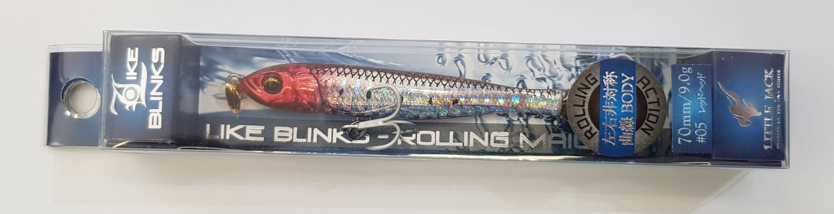 LITTLE JACK LIKE BLINKS 70 #05 Red Head - Bait Tackle Store