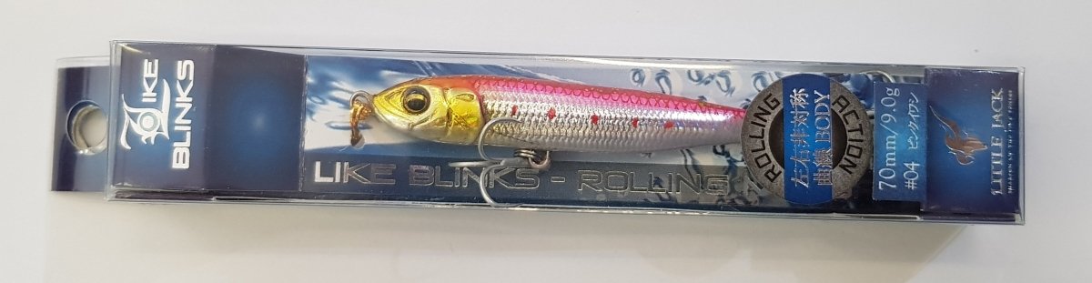 LITTLE JACK LIKE BLINKS 70 #04 Pink Iwashi - Bait Tackle Store
