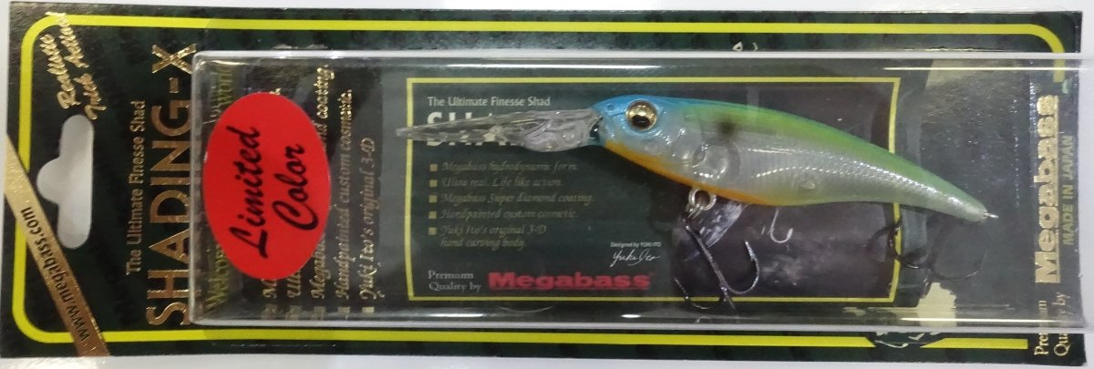 MEGABASS Shading X 62 T Phantom Blue Back (3279) - Bait Tackle Store