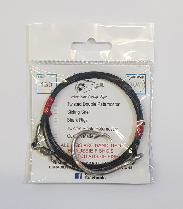 NOB HEAD River Bull Shark Rig 10/0 130lb - Bait Tackle Store