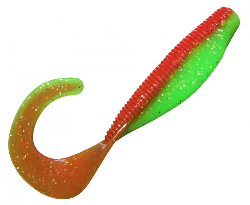 ZMAN StreakZ Curly TailZ 4" Nuked Chicken Glow - Bait Tackle Store