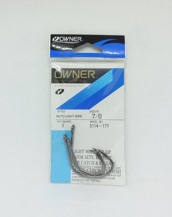 OWNER 5114 Mutu Light Circle Hooks #7/0 - Bait Tackle Store