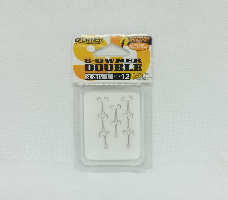 OWNER SD26 Double Hooks #12 - Bait Tackle Store